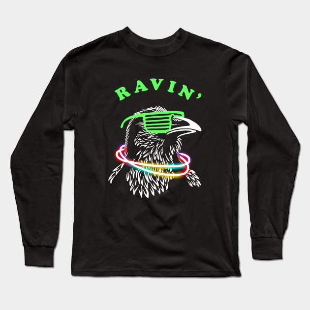 Ravin Raven Long Sleeve T-Shirt by dumbshirts